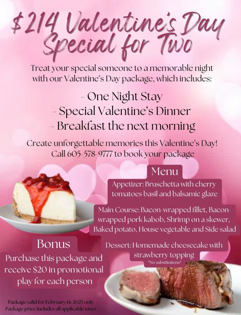 $214 Valentine’s Day Special for Two