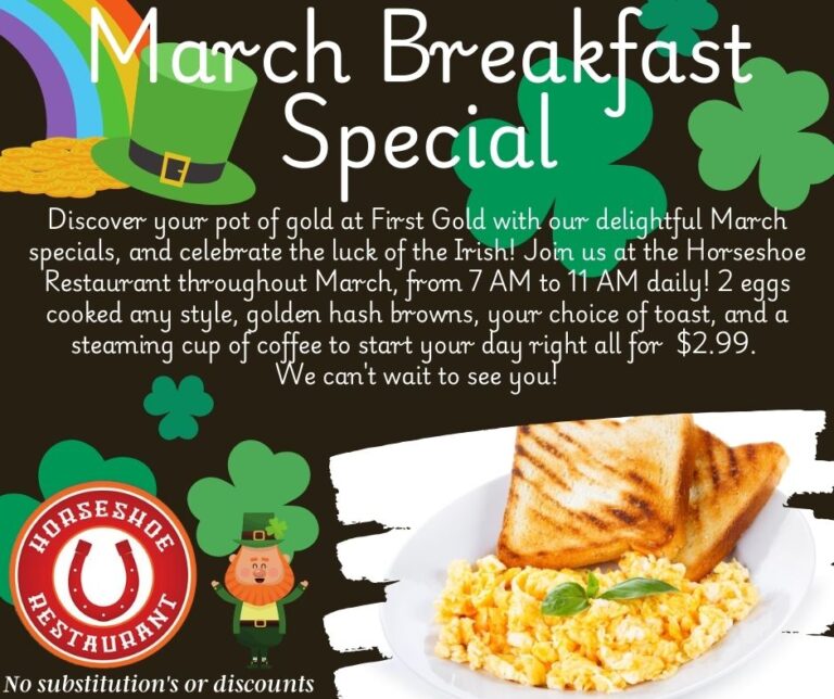 March breakfast special