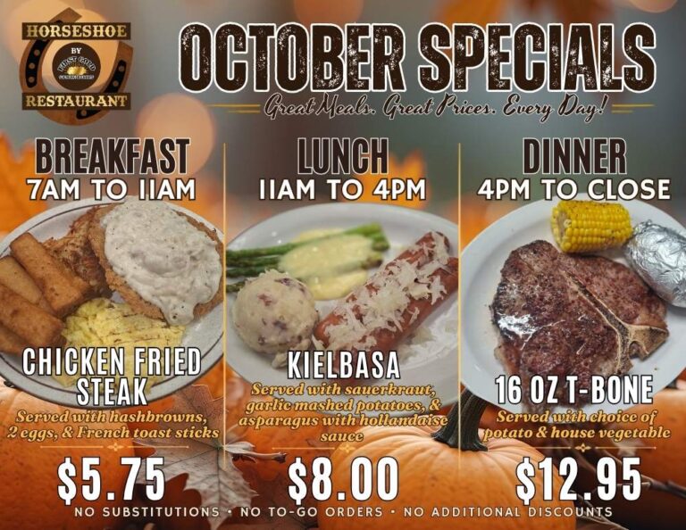 October Restaurant Specials