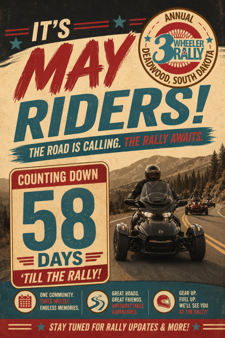 Deadwood 3Wheeler Rally News 2026 – May