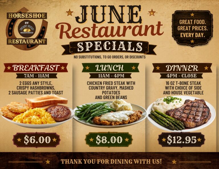 June Restaurant Specials