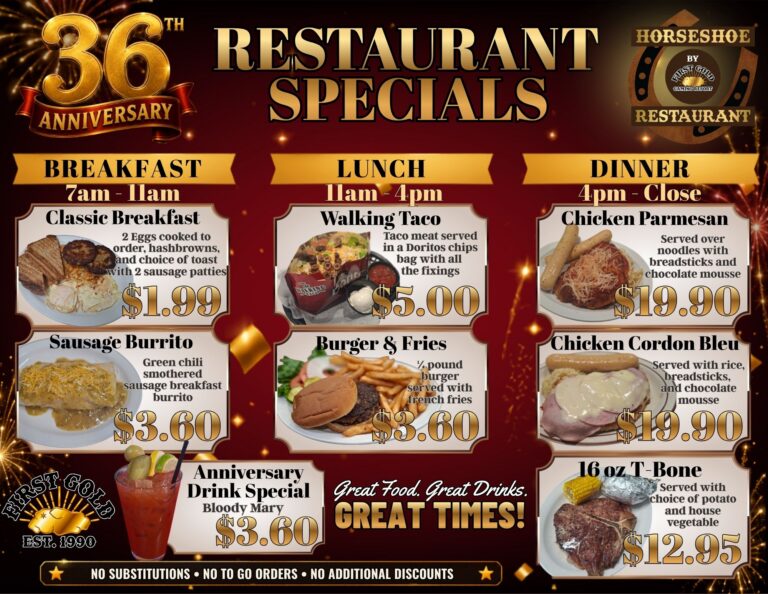 September Restaurant Specials